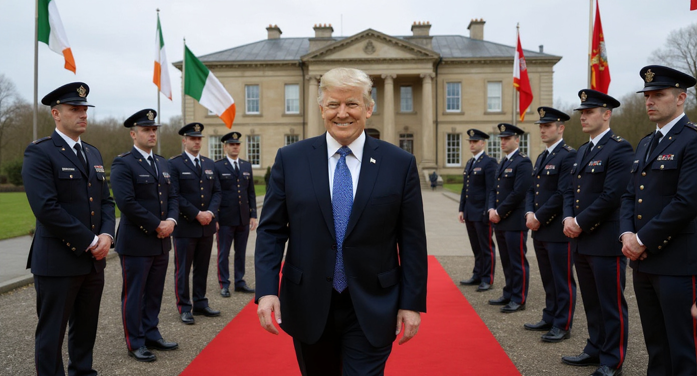 Ireland Rolls Out the Red Carpet and a Full Military Honor Guard for Trump — Somewhere, a CNN Producer Is Reaching for the Maalox