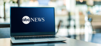POZNAN, POL - JAN 6, 2021: Laptop computer displaying logo of ABC News, the news division of Walt Disney Television's American Broadcasting Company (ABC) broadcast network